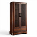 Houten kast met dubbele deuren en verstelbare planken 80 x 40 x 180cm